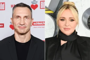 Hejden Panetijer i njena ćerka Kaja sa Vladimirom Kličkom. Hayden Panettiere/X Hejden Panetijer/X